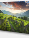 Green Georgian Mountain Valley - Landscape Wall Artwork