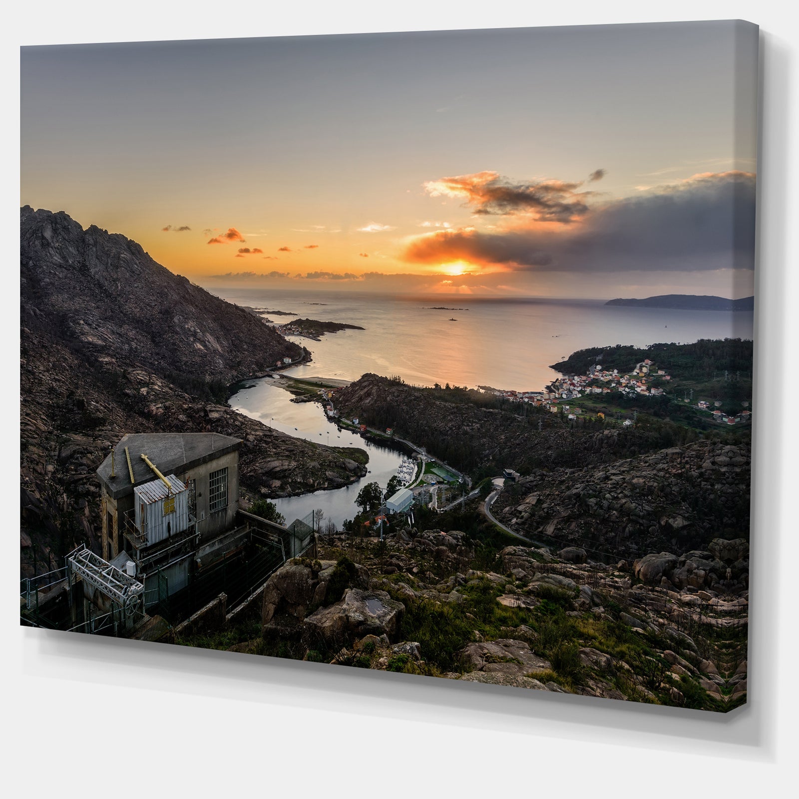 Ezaro Panorama Galicia Spain - Landscape Wall Artwork