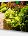 Modern Green Garden Design - Landscape Wall Artwork