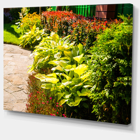 Modern Green Garden Design - Landscape Wall Artwork
