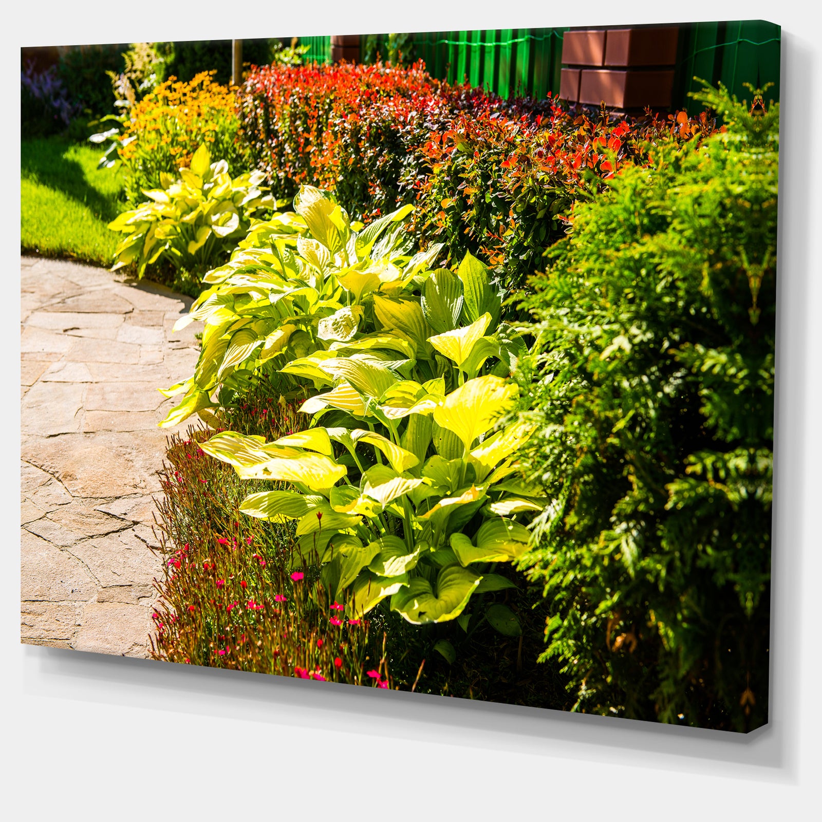 Modern Green Garden Design - Landscape Wall Artwork