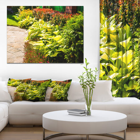 Modern Green Garden Design - Landscape Wall Artwork