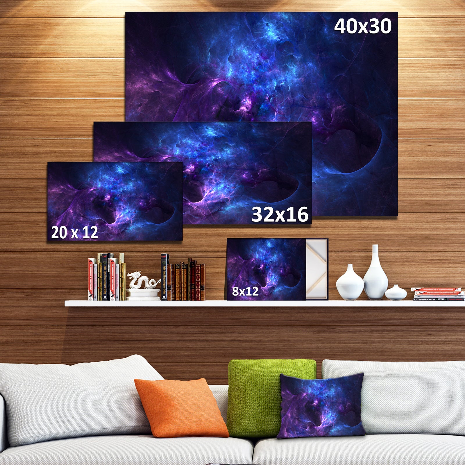 New Galaxy with Nebel - Landscape Wall Artwork
