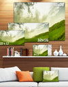 Meadow under Clouds Panorama - Landscape Wall Artwork