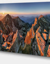 Majestic Sunset in Fall Mountains - Landscape Wall Artwork