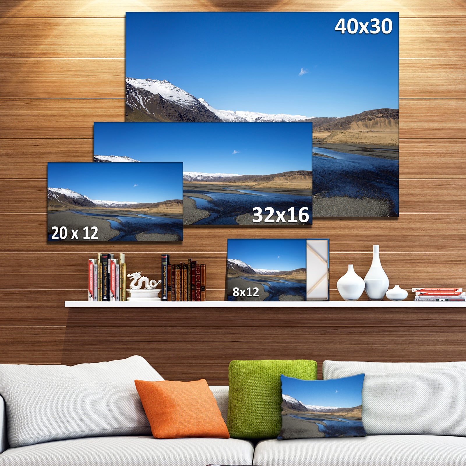 Mountains and Lakes Iceland - Landscape Wall Artwork