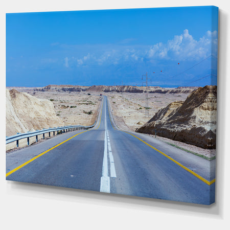 Beautiful Desert Road Israel - Landscape Wall Artwork