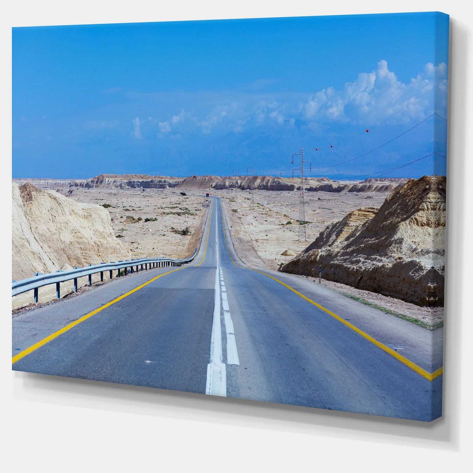 Beautiful Desert Road Israel - Landscape Wall Artwork