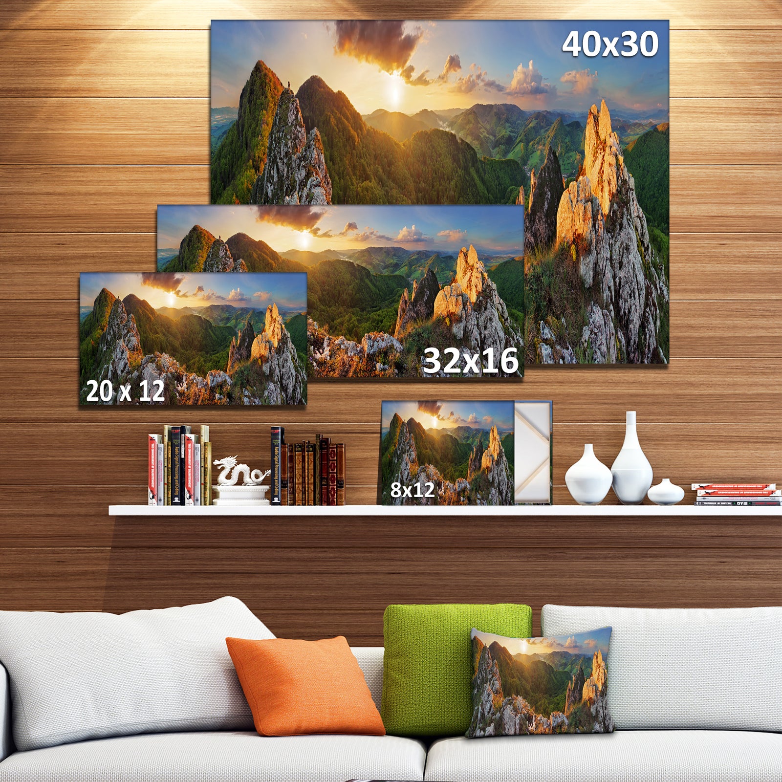 Panorama Mountains Slovakia - Landscape Wall Artwork