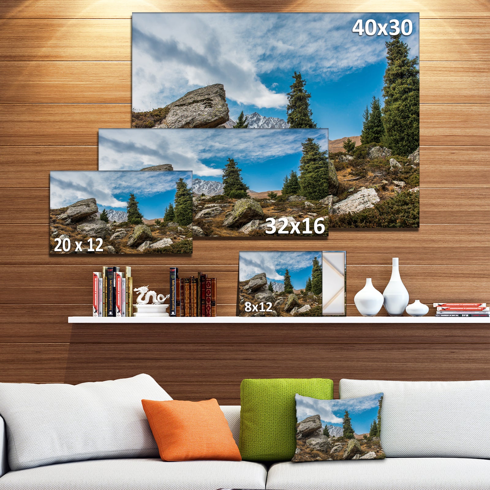Tien Shan Mountains in Almaty - Landscape Wall Artwork