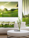 Beautiful Green Valley Panorama - Landscape Wall Artwork