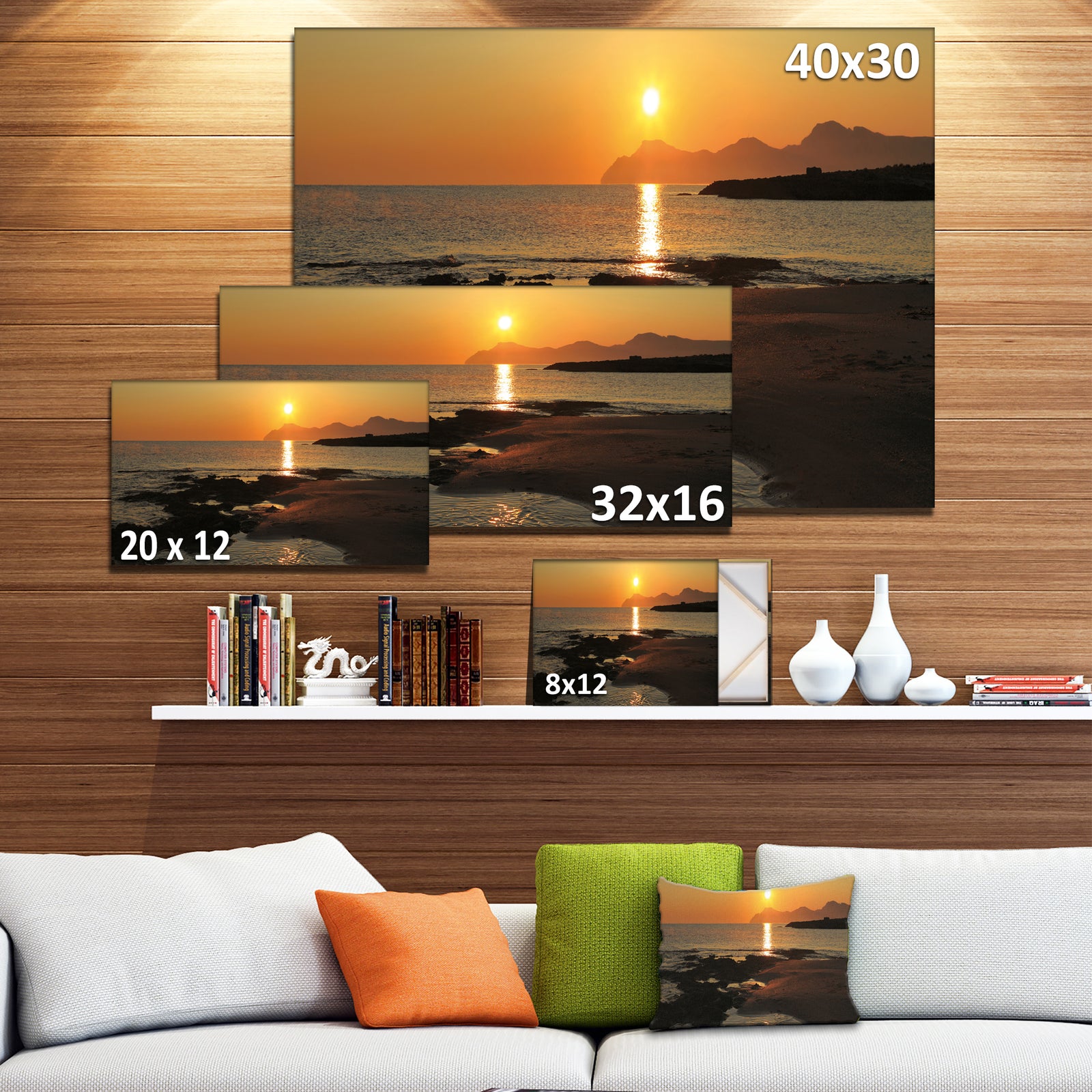 Dawn on Majorca Panorama - Landscape Wall Artwork
