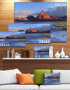 Colorado Lagoon and Volcano Pabellon - Landscape Wall Artwork