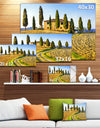 Tuscany Scenery Italy Wall Artwork