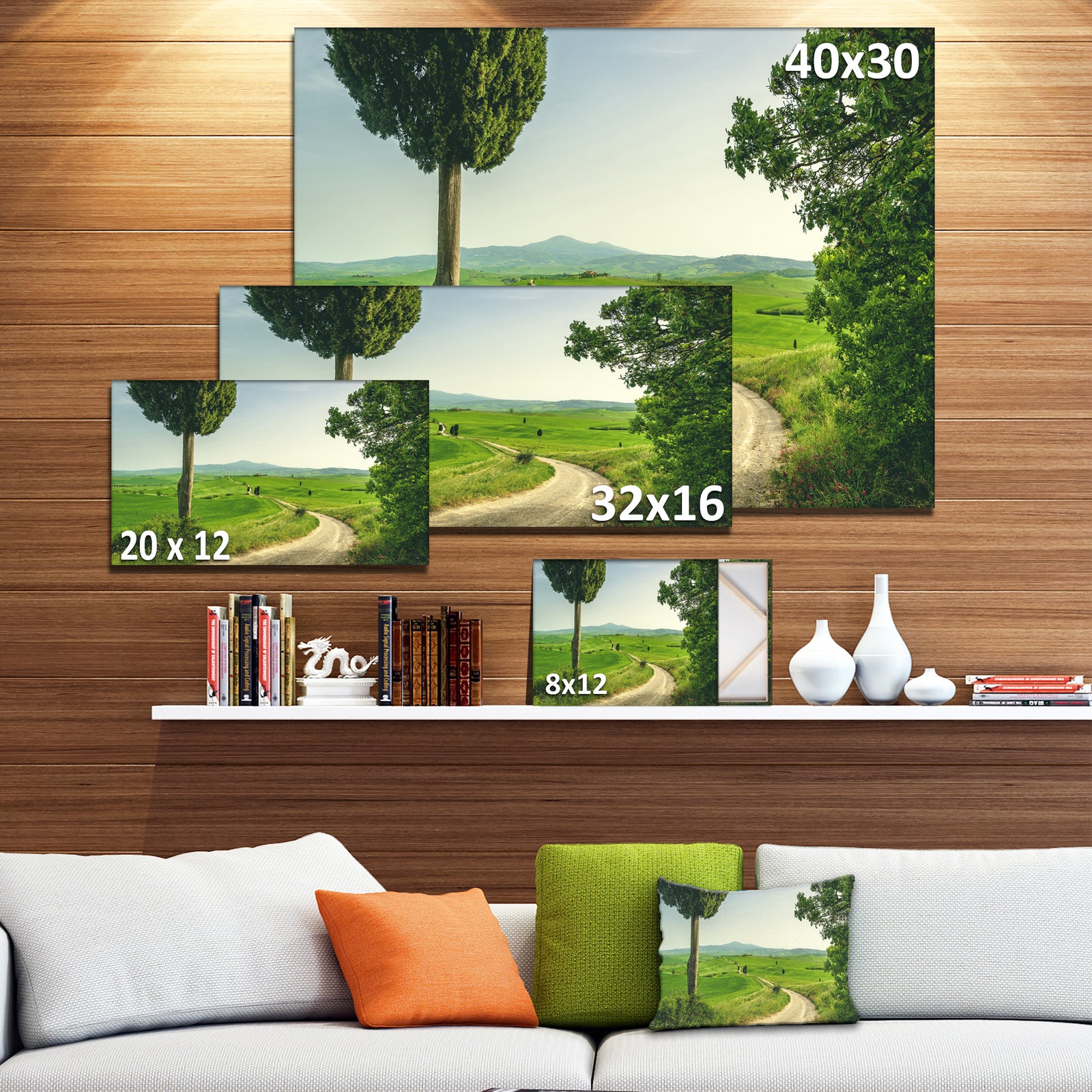 Tuscan Place in Rural Area - Landscape Wall Artwork