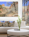 Red Rock Mountain in Zion Park - Landscape Wall Artwork