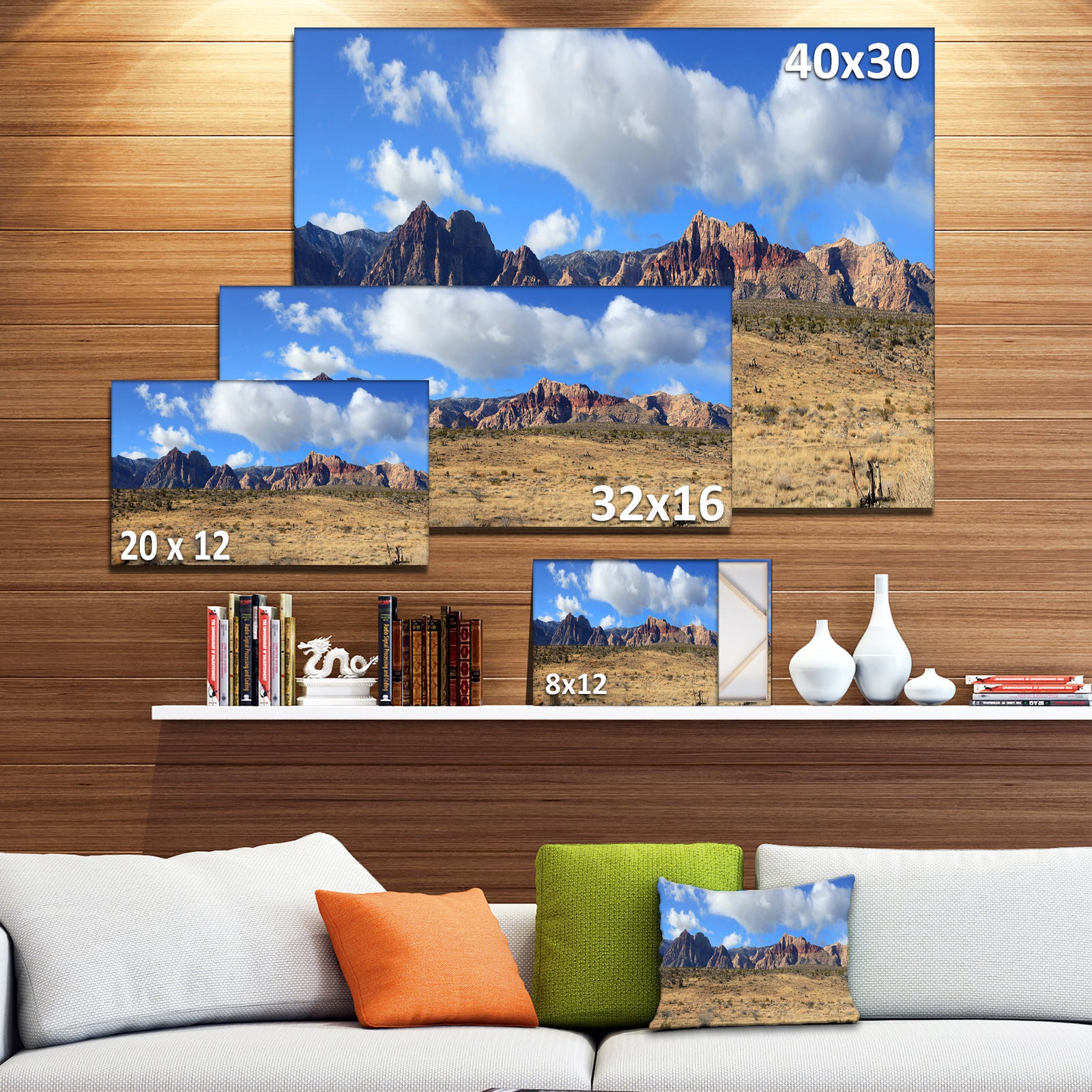 Red Rock Canyon Landscape - Landscape Wall Artwork