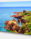 Esterel Rocks Beach Coast - Landscape Wall Artwork