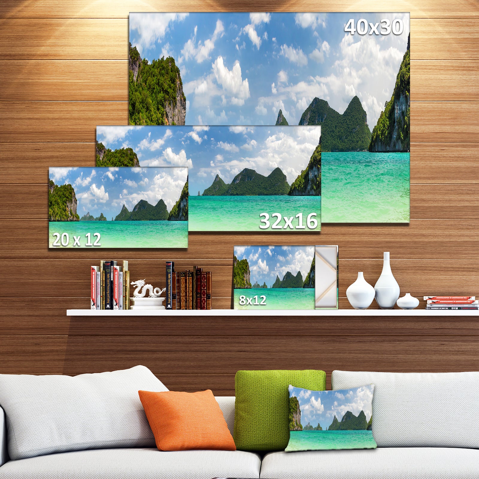 Thailand Beach Panorama - Landscape Wall Artwork