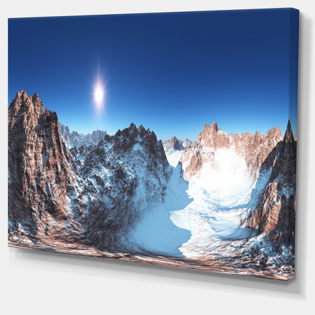 Panorama of Rocky Mountains - Landscape Wall Artwork
