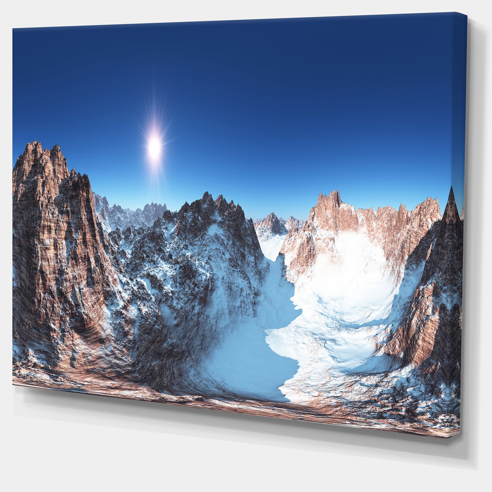 Panorama of Rocky Mountains - Landscape Wall Artwork