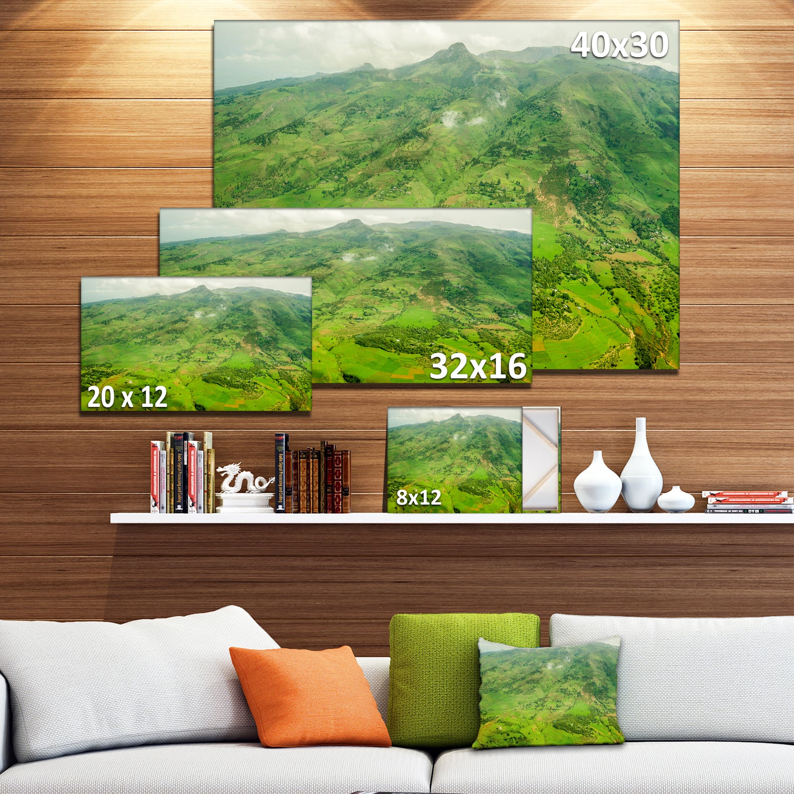 Highlands around Addis Ababa - Landscape Wall Artwork