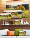 Winding Country Road in the Fall - Landscape Wall Artwork