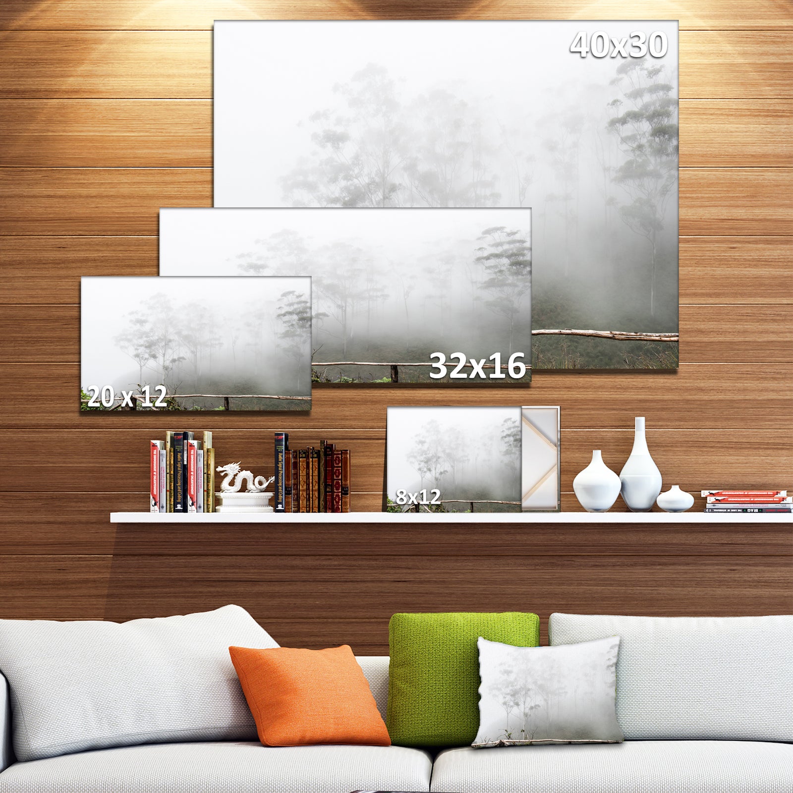 Fogs on Western Ghats Hills - Landscape Wall Artwork