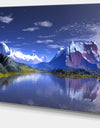 3D Rendered Mountains and Lake - Landscape Wall Artwork