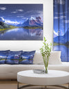 3D Rendered Mountains and Lake - Landscape Wall Artwork