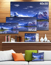 3D Rendered Mountains and Lake - Landscape Wall Artwork