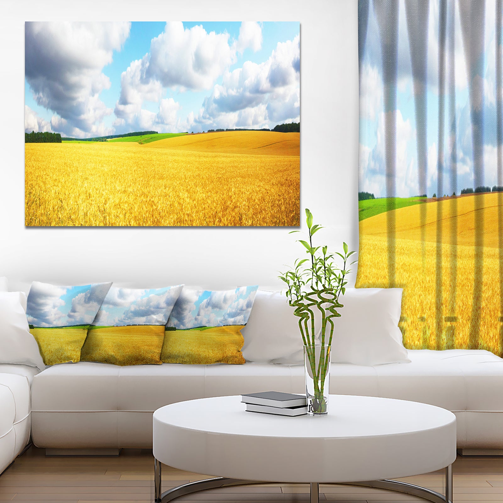 Beautiful Field Panorama - Landscape Wall Artwork