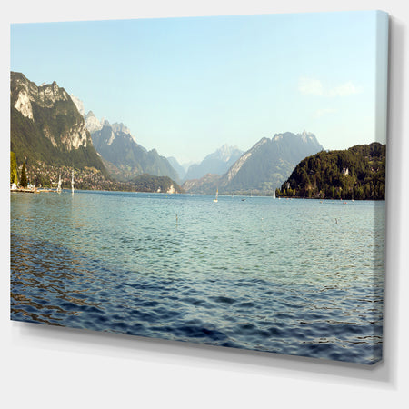 Annecy Lake France Panorama - Landscape Wall Artwork