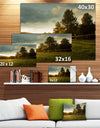 Beautiful Sunrise in the farm - Landscape Wall Artwork