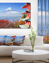 Mount Fuji with Fall Colors - Landscape Wall Artwork