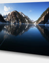 Frozen Mountain Lake Pano - Landscape Wall Artwork