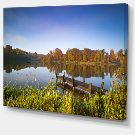Still Waters of Fall Lake - Landscape Wall Artwork
