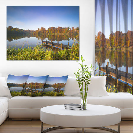 Still Waters of Fall Lake - Landscape Wall Artwork