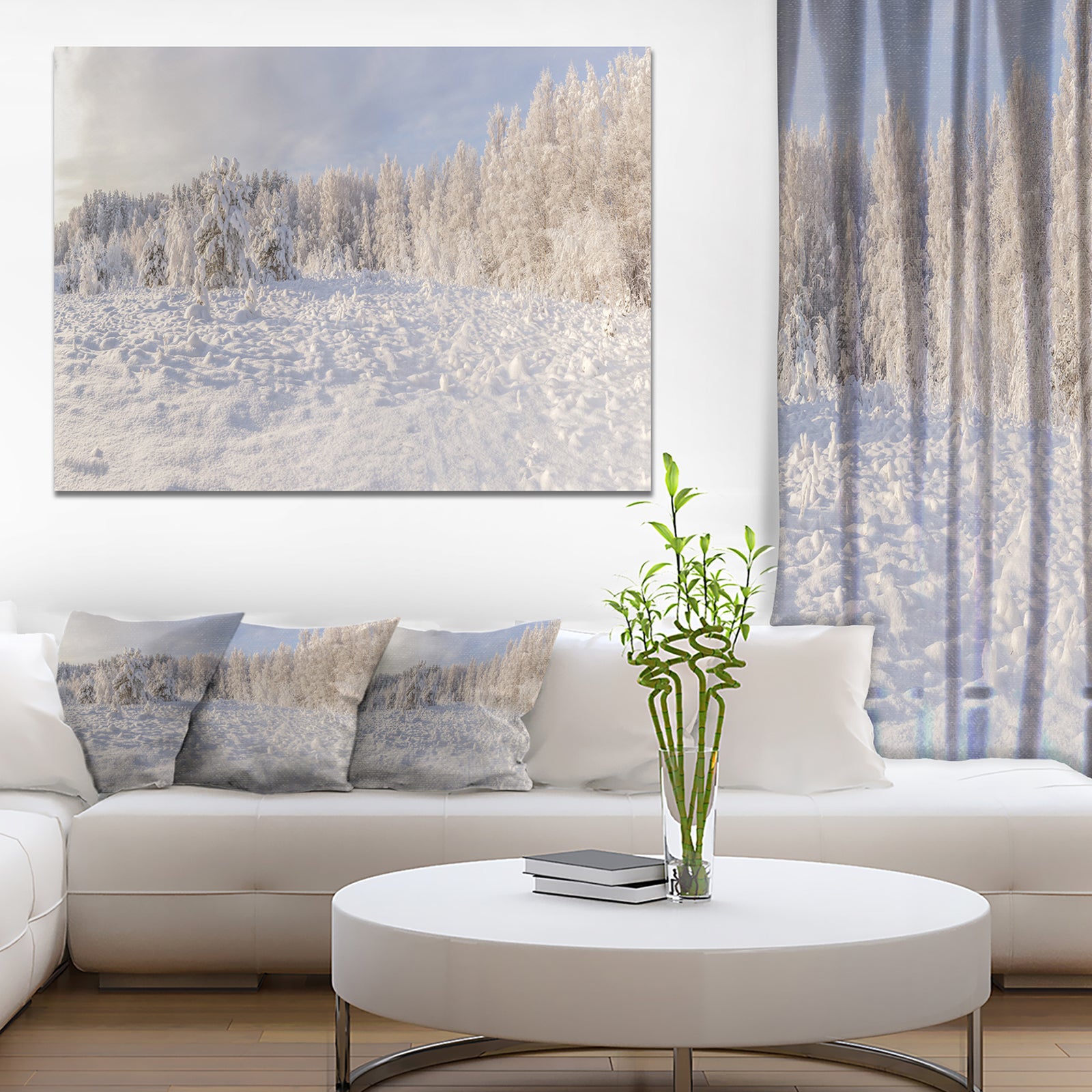 Wood Winter Glade - Landscape Wall Artwork