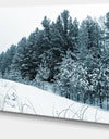 Dark Winter Trees - Landscape Wall Artwork