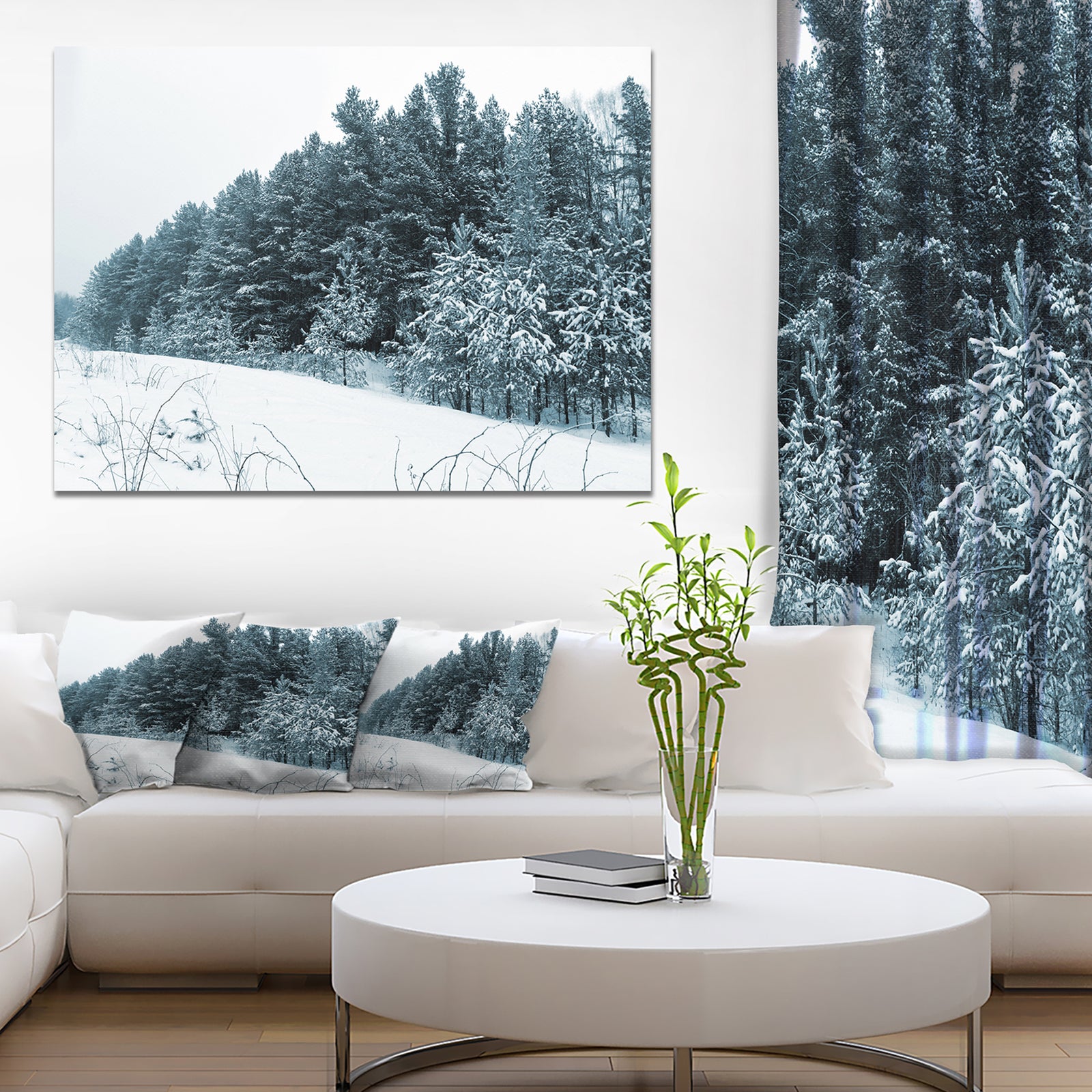 Dark Winter Trees - Landscape Wall Artwork