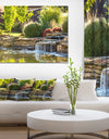 Green Lake and Plants - Landscape Wall Artwork