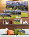 Bavaria with Mountains and Lake - Modern Landscape Art