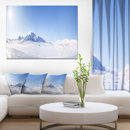 Vacant Winter Land Panorama - Modern Landscape Art
