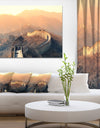 Design Canvas Art Print 'China Great Wall Morning - Extra Large Landscape Canvas Art Print