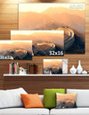 Design Canvas Art Print 'China Great Wall Morning - Extra Large Landscape Canvas Art Print