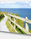 Design Canvas Art Print 'Cliff Walk on Wild Atlantic Way - Extra Large Landscape Canvas Art Print