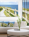 Design Canvas Art Print 'Cliff Walk on Wild Atlantic Way - Extra Large Landscape Canvas Art Print