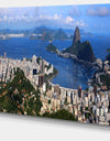 Design Canvas Art Print 'Rio De Janeiro Panorama - Extra Large Landscape Canvas Art Print