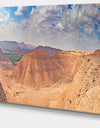 Design Canvas Art Print 'Clay Rocks around Riyadh City - Extra Large Landscape Canvas Art Print